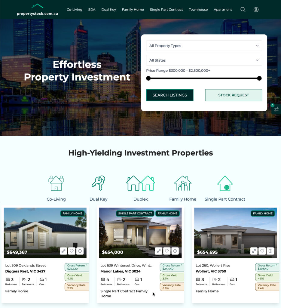 Property Stock WebManage
